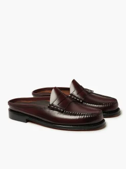Discount G.H.BASS Weejuns Larson Penny Slides Wine