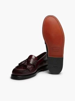 Outlet G.H.BASS Weejuns Layton Kiltie Loafers Wine