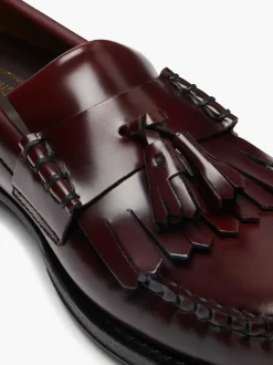 Outlet G.H.BASS Weejuns Layton Kiltie Loafers Wine