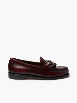 Sale G.H.BASS Weejuns Lincoln Horsebit Tassel Loafers Wine