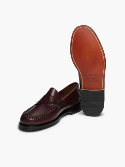 Clearance G.H.BASS Weejuns Logan Penny Loafers Wine