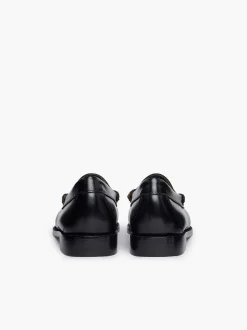 Sale G.H.BASS Weejuns Penny Loafers Leopard Print & Black