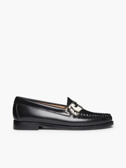 New G.H.BASS Weejuns Penny Loafers Zebra Print & Black