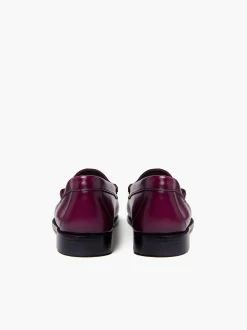 Best G.H.BASS Weejuns Penny Loafers Dark Red