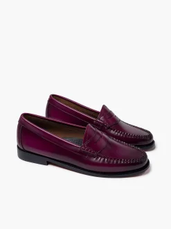 Best G.H.BASS Weejuns Penny Loafers Dark Red