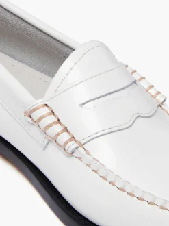 Sale G.H.BASS Weejuns Penny Loafers White