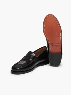 Online G.H.BASS Weejuns Penny Love Loafers Silver & Black