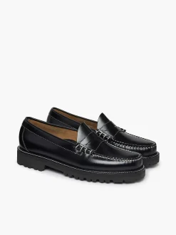 Outlet G.H.BASS Weejuns 90S Larson Penny Loafers Black