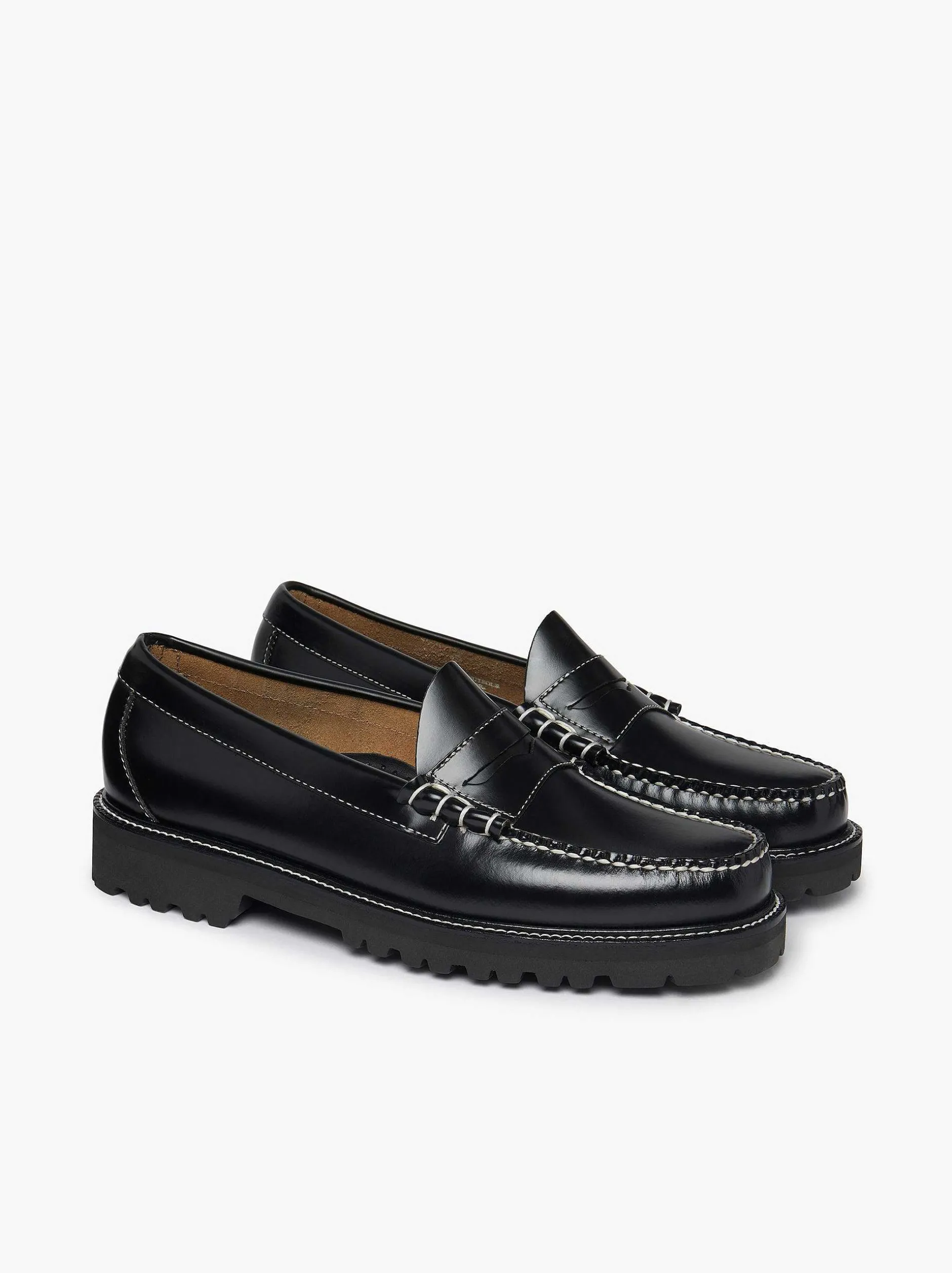 Outlet G.H.BASS Weejuns 90S Larson Penny Loafers Black