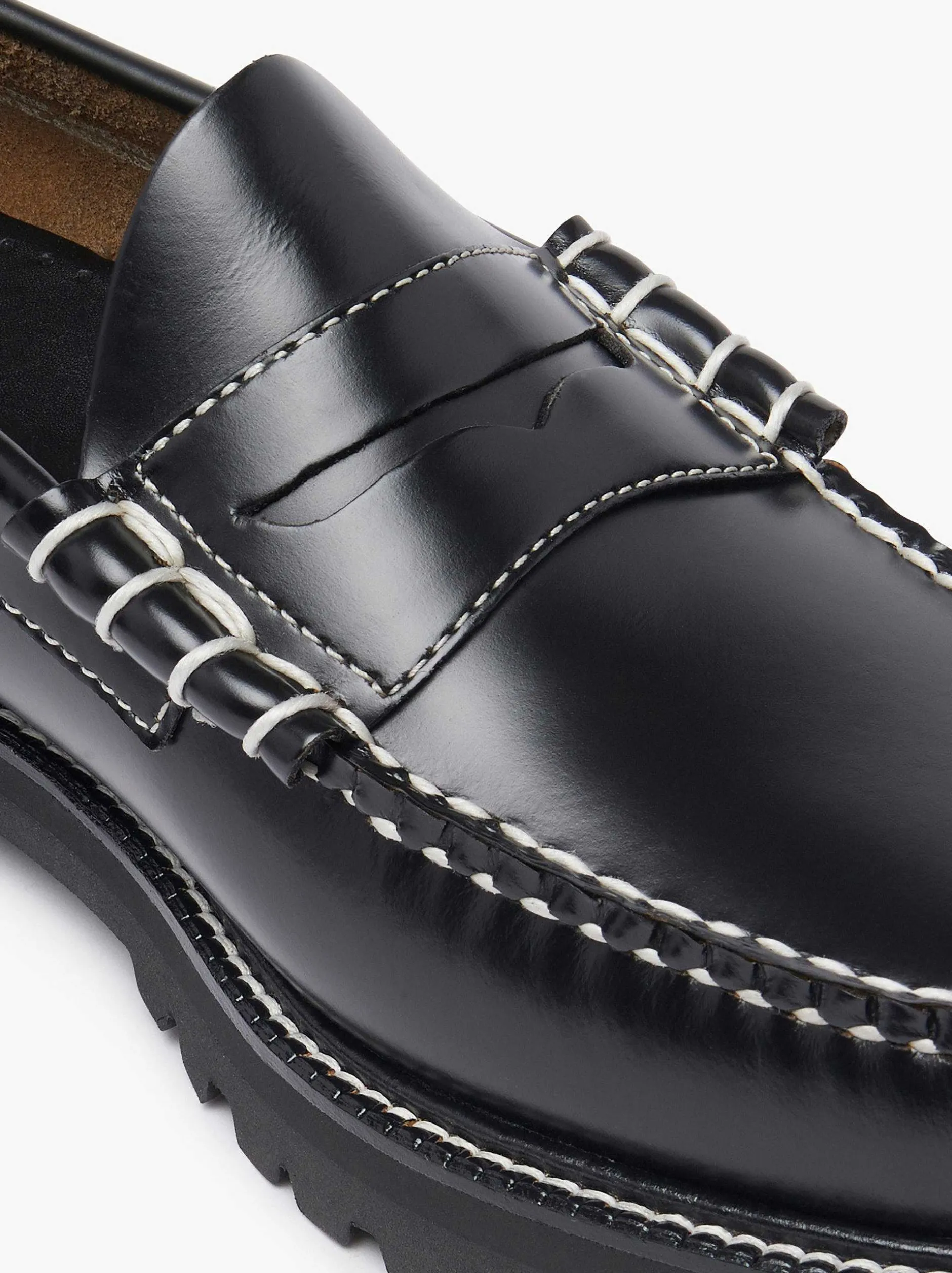Outlet G.H.BASS Weejuns 90S Larson Penny Loafers Black