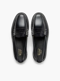 Outlet G.H.BASS Weejuns 90S Larson Penny Loafers Black