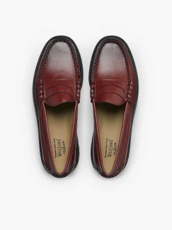 Hot G.H.BASS Weejuns 90S Larson Penny Loafers Burgundy