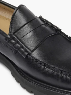 G.H.BASS Weejuns 90S Larson Penny Loafers Black