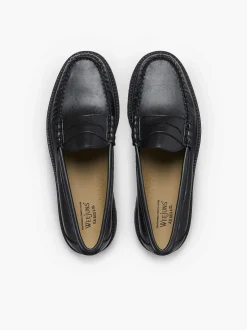 G.H.BASS Weejuns 90S Larson Penny Loafers Black