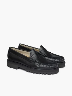 G.H.BASS Weejuns 90S Larson Penny Loafers Black