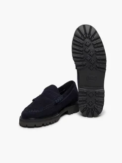 Clearance G.H.BASS Weejuns 90S Larson Penny Loafers Navy