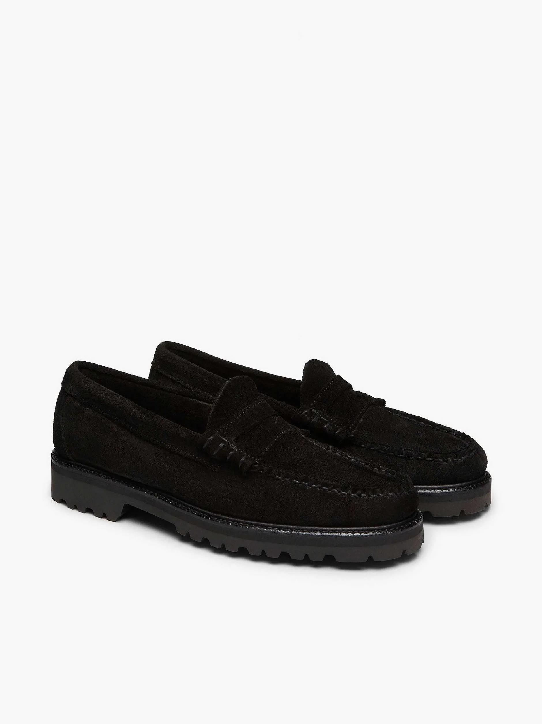 Hot G.H.BASS Weejuns 90S Larson Penny Loafers Black