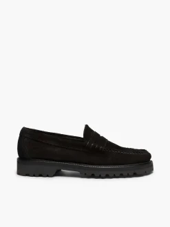 Hot G.H.BASS Weejuns 90S Larson Penny Loafers Black