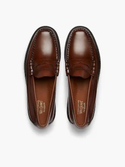 Hot G.H.BASS Weejuns 90S Larson Penny Loafers Brown