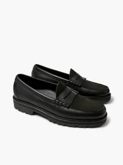 Discount G.H.BASS Weejuns 90S Larson Penny Loafers Black