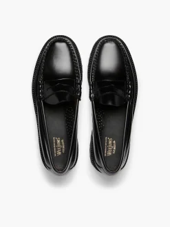 New G.H.BASS Weejuns 90S Larson Penny Loafers Black
