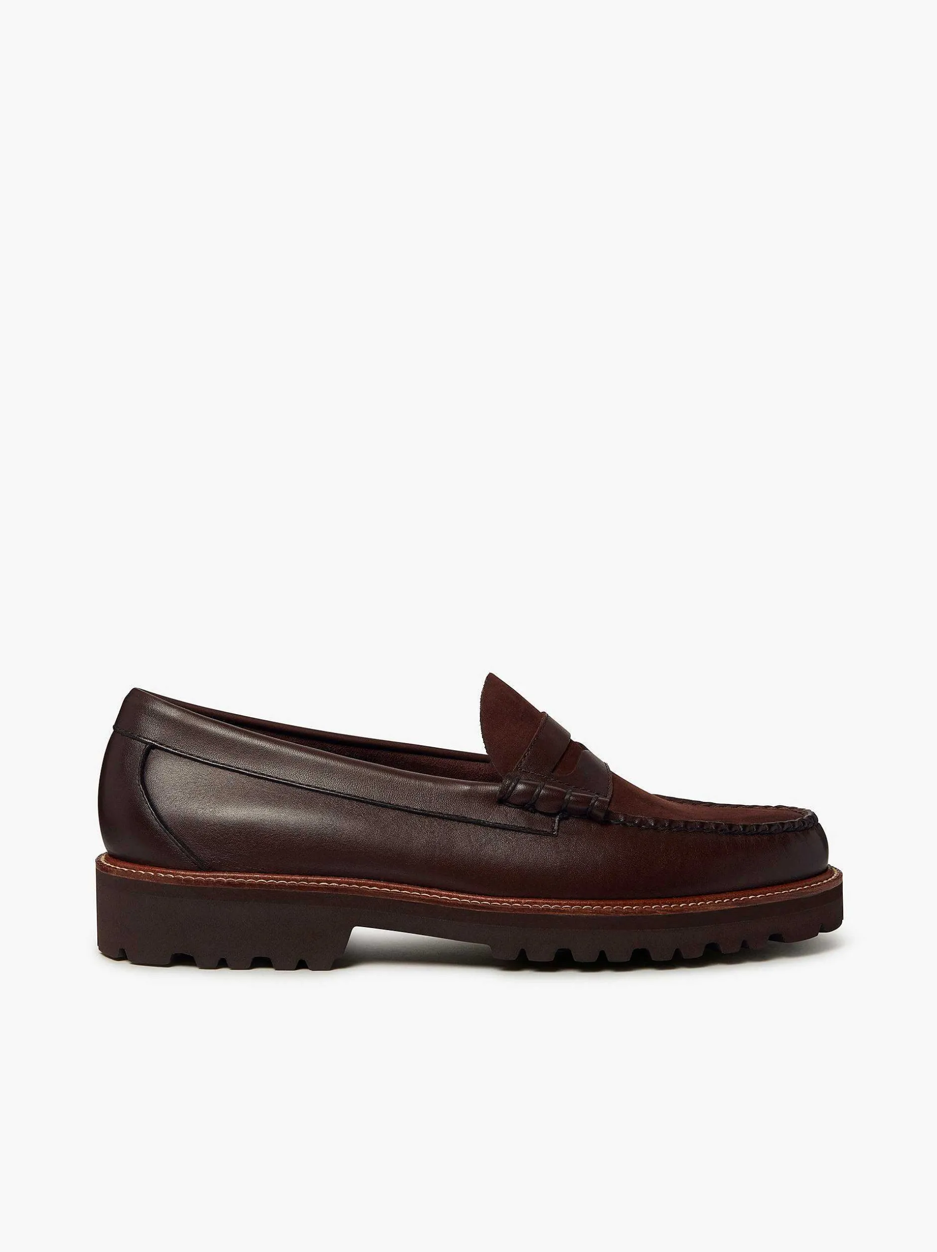 Hot G.H.BASS Weejuns 90S Larson Penny Loafers Chocolate