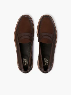 Hot G.H.BASS Weejuns 90S Larson Penny Loafers Chocolate