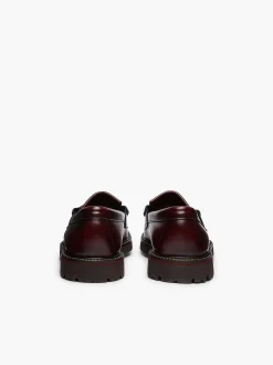Discount G.H.BASS Weejuns 90S Layton Ii Kiltie Loafers Wine