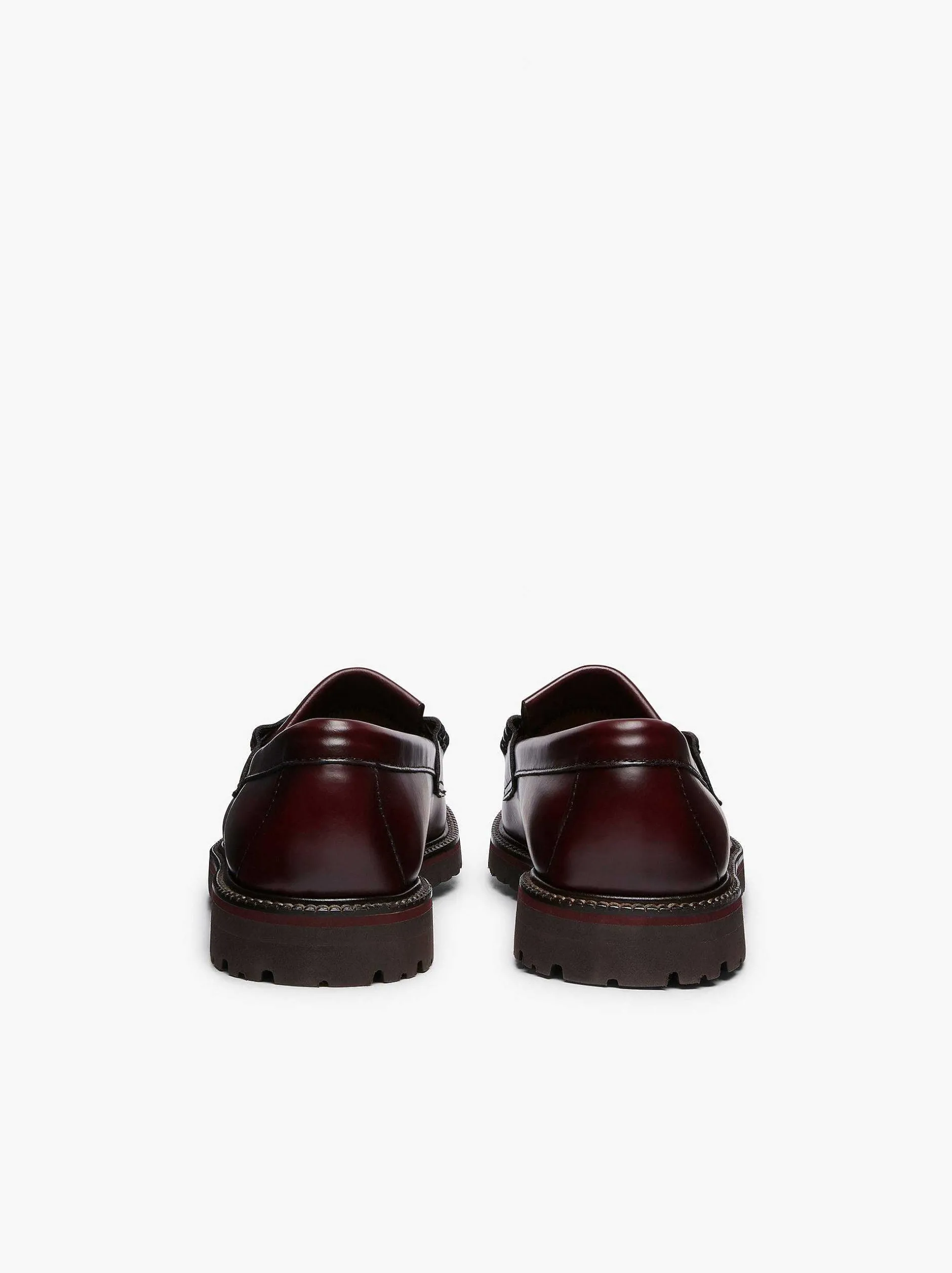 Discount G.H.BASS Weejuns 90S Layton Ii Kiltie Loafers Wine