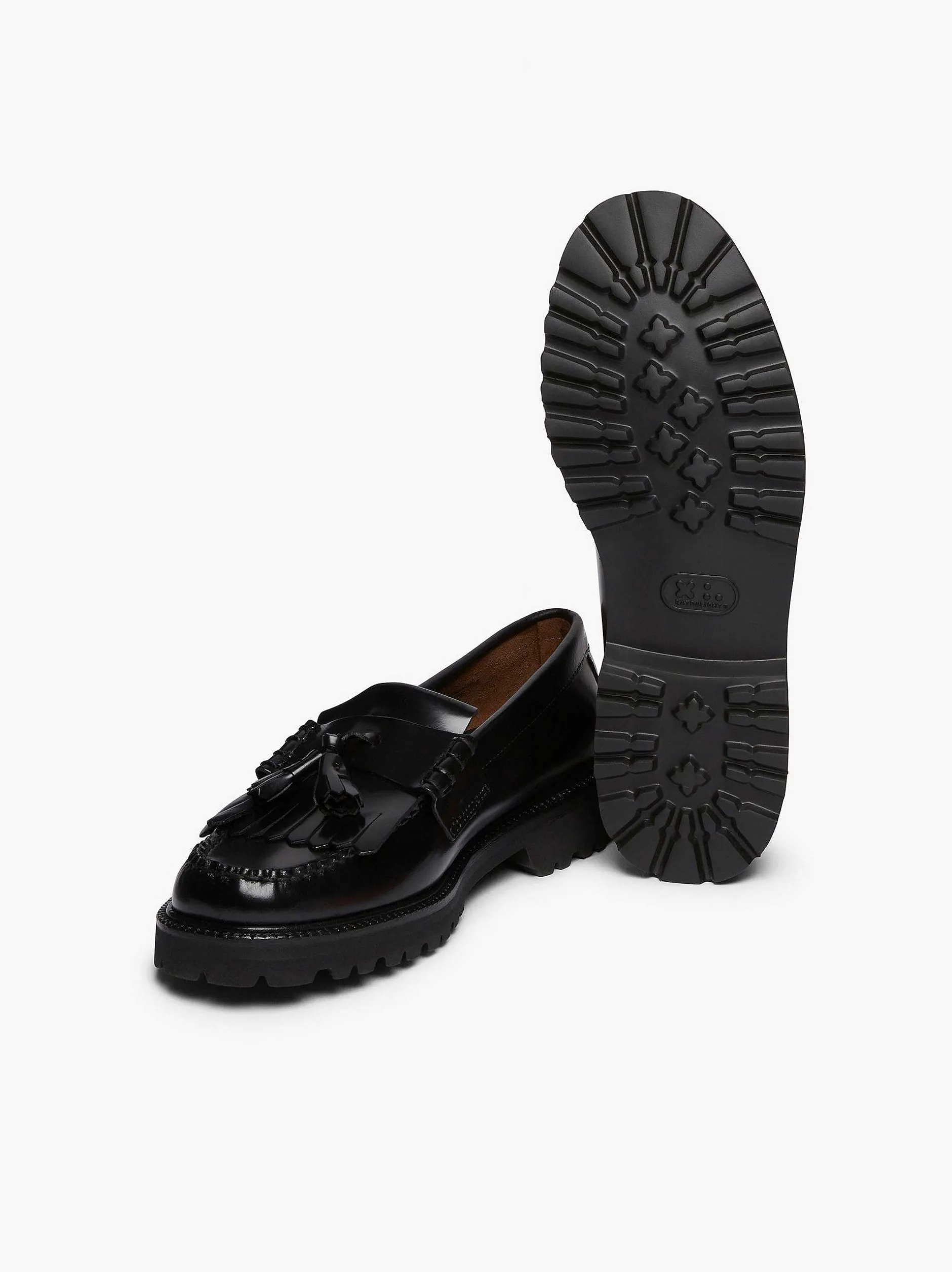 Discount G.H.BASS Weejuns 90S Layton Ii Kiltie Loafers Black