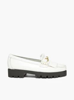 Online G.H.BASS Weejuns 90S Lianna Horsebit Kiltie Loafers White