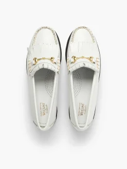 Online G.H.BASS Weejuns 90S Lianna Horsebit Kiltie Loafers White