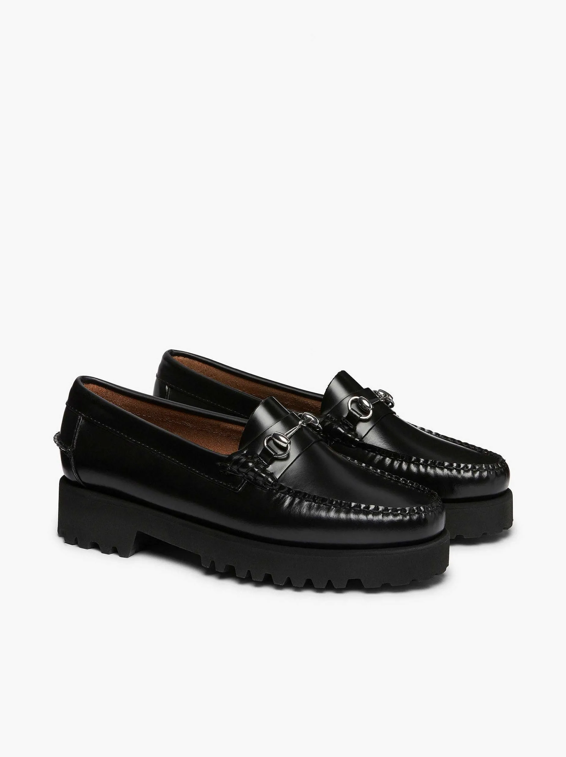 Outlet G.H.BASS Weejuns 90S Lianna Horsebit Loafers Black