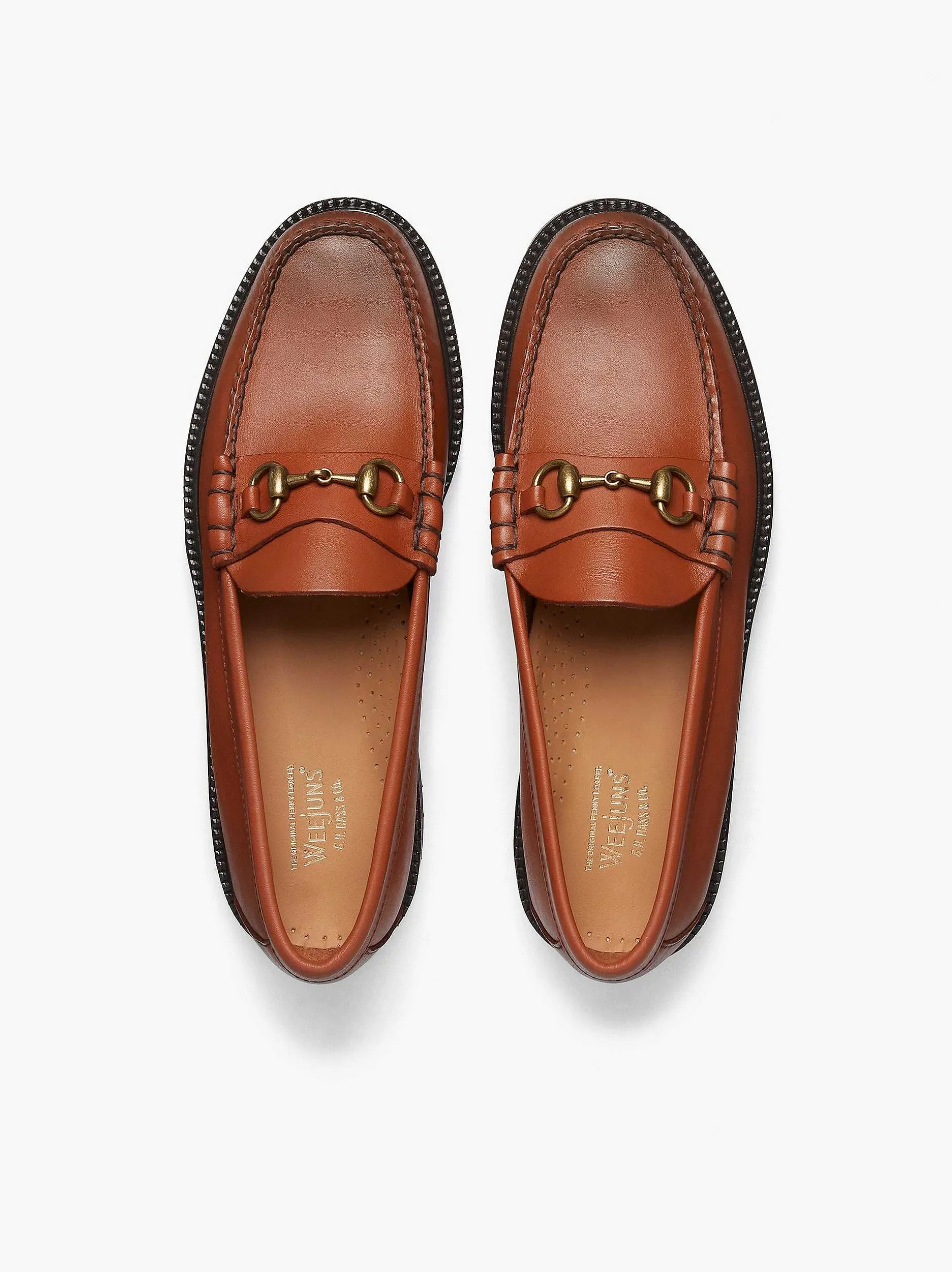 Sale G.H.BASS Weejuns 90S Lincoln Horsebit Loafers Tan