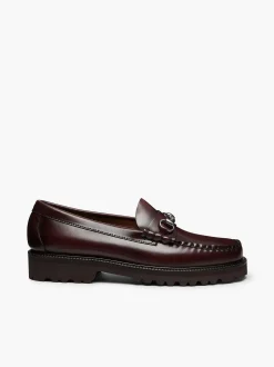 Sale G.H.BASS Weejuns 90S Lincoln Horsebit Loafers Wine
