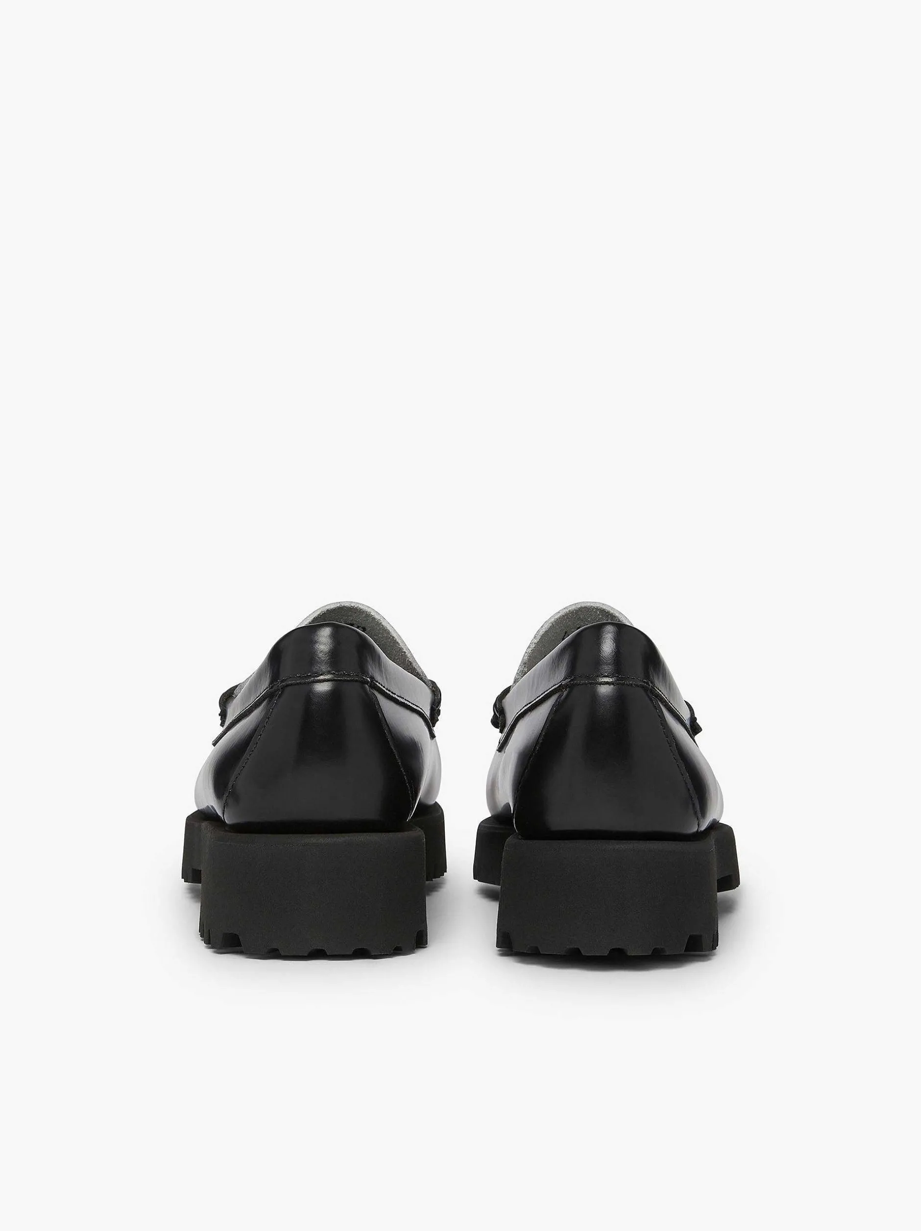 New G.H.BASS Weejuns 90S Penny Loafers Black & White