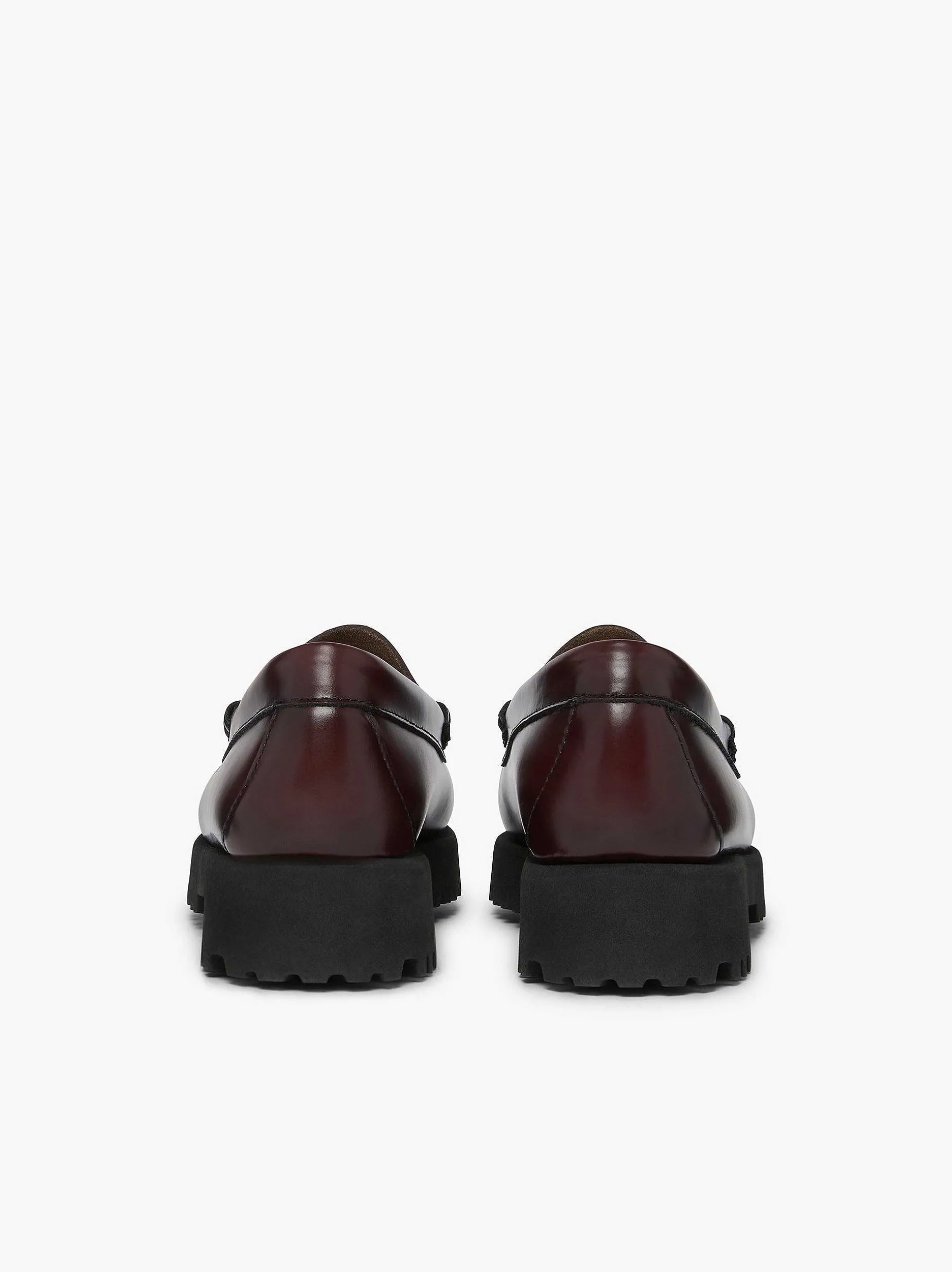 New G.H.BASS Weejuns 90S Penny Loafers Wine