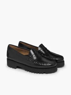 New G.H.BASS Weejuns 90S Penny Loafers Black