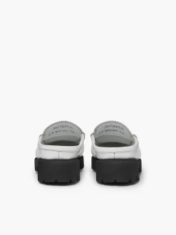 Discount G.H.BASS Weejuns 90S Penny Slides White