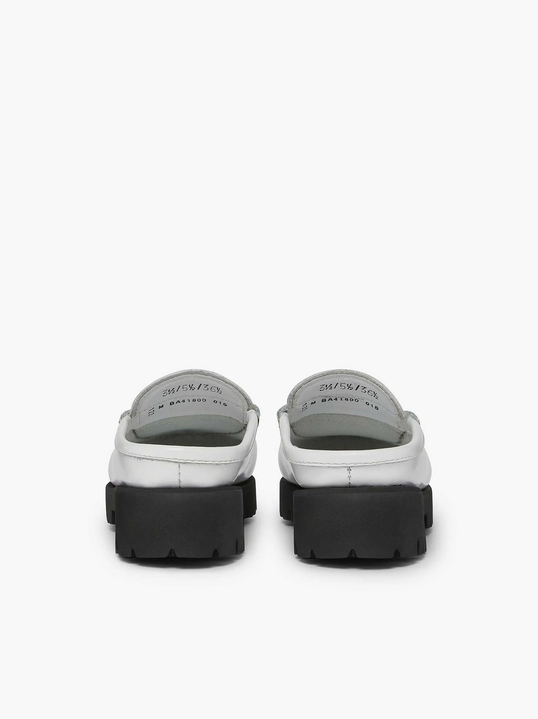Discount G.H.BASS Weejuns 90S Penny Slides White