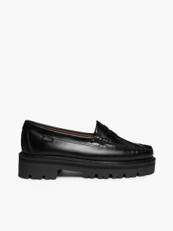 Outlet G.H.BASS Weejuns Super Lug Penny Loafers Black
