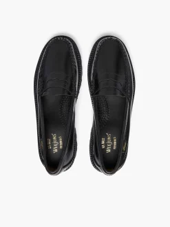 Outlet G.H.BASS Weejuns Super Lug Penny Loafers Black