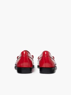 Outlet G.H.BASS Weejuns Whitney Penny Loafers Red Croc