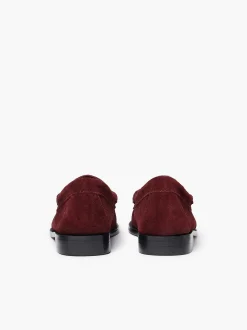 Sale G.H.BASS Weejuns Whitney Penny Loafers Dark Red